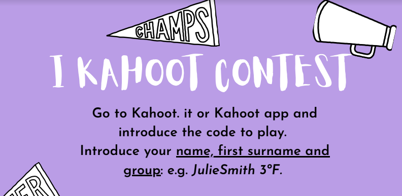 I CONCURSO KAHOOT!