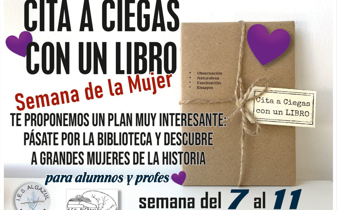 Conoce a mujeres relevantes de nuestra historia a través de un libro elegido a ciegas.