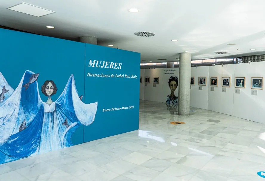 VISITA A LA EXPOSICIÓN “MUJERES” DE ISABEL RUIZ RUIZ