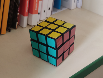 CUBO DE RUBIK EN 3D