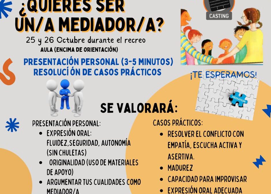 CASTING DE MEDIACIÓN