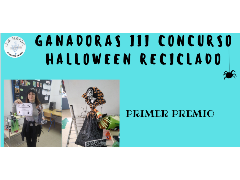 GANADORAS III CONCURSO HALLOWEEN RECICLADO