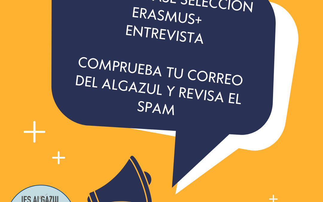 TERCERA FASE SELECCIÓN ALUMNADO ERASMUS+