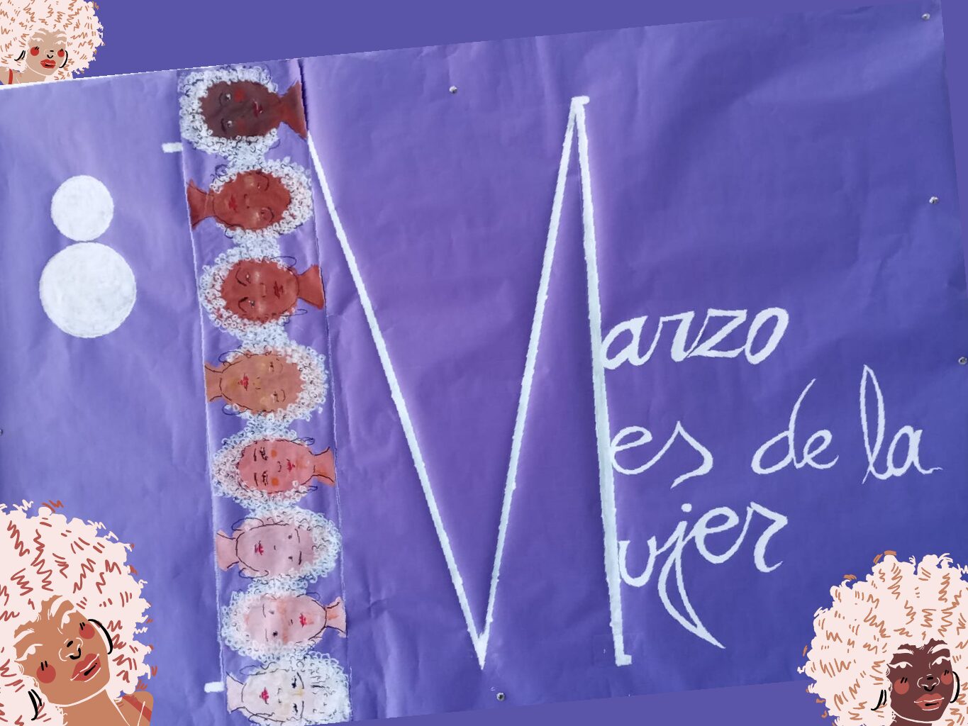 MARZO, CON M DE MUJER