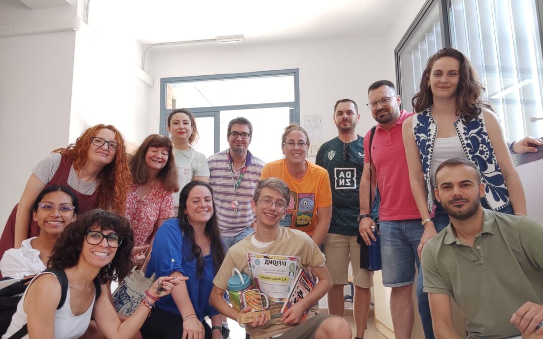 Homenaje al mejor ayudante de la biblioteca.